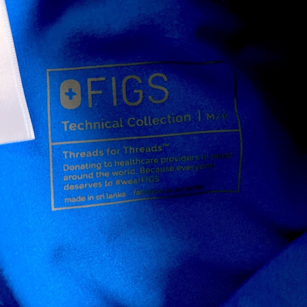 Figs Kade Cargo Scrub pants Medium petite Royal